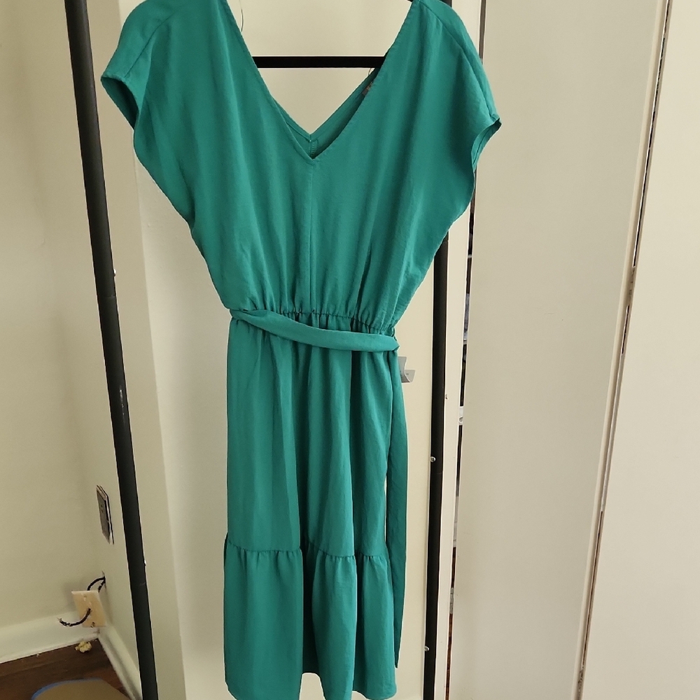 Elegant Teal Dress